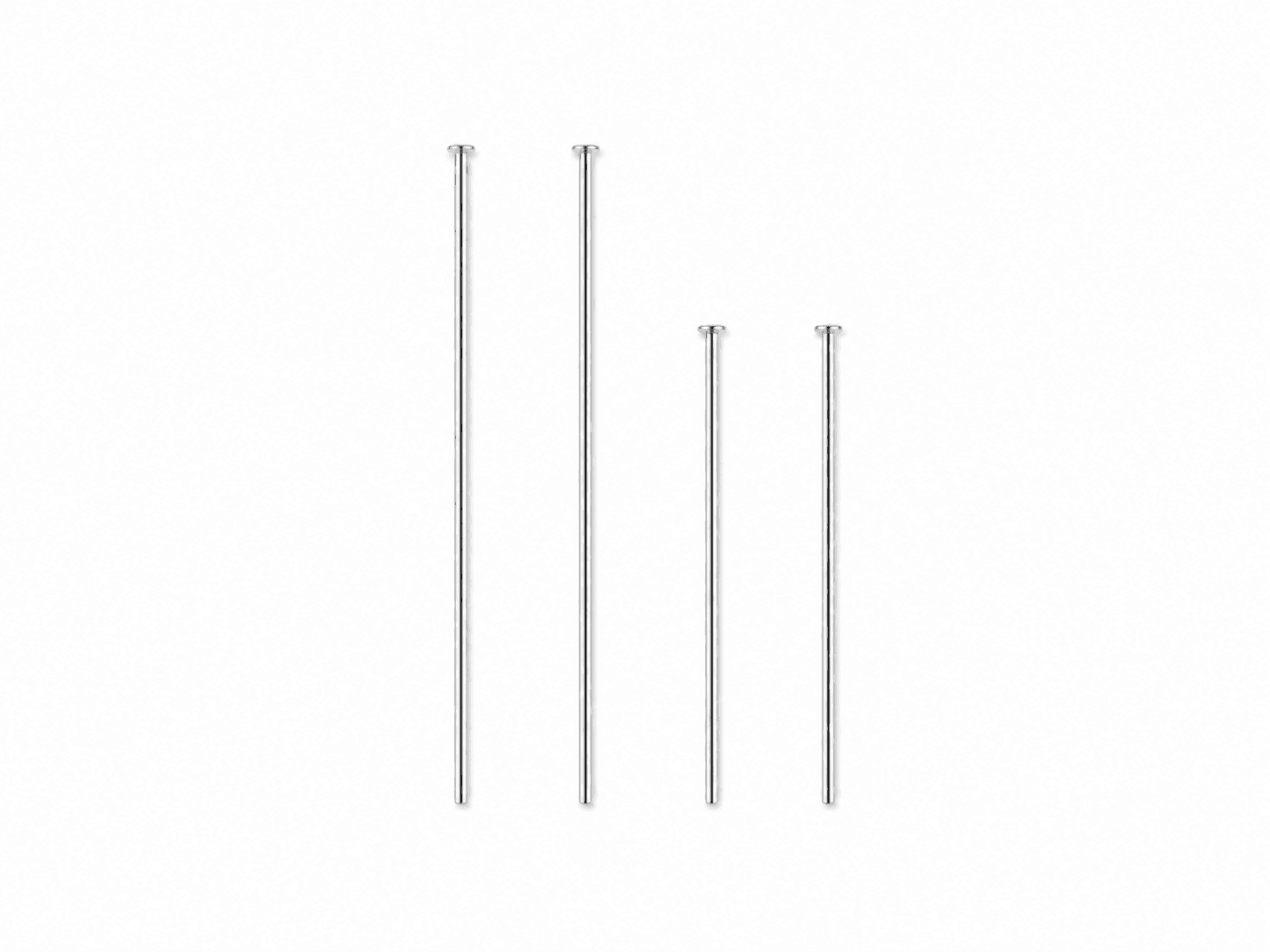 Head Pins - Silfur