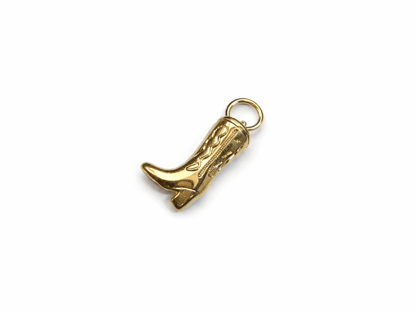 Kúrekastígvél - Gull